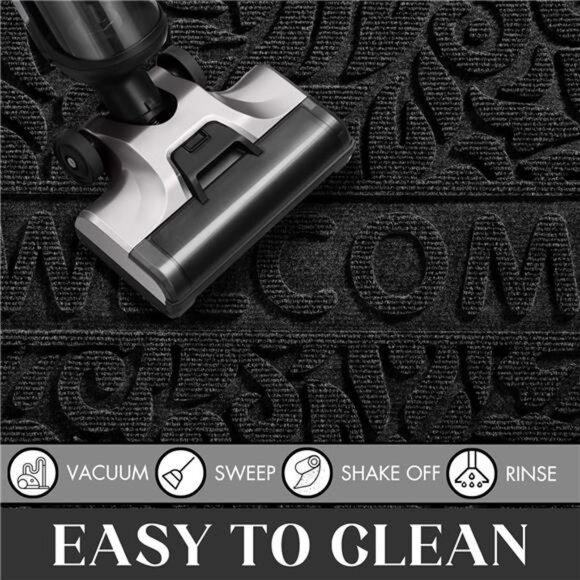 Welcome Front Door Mat Outdoor, Heavy Duty Non Slip Doormats, Rubber Backing - Picture 6 of 7